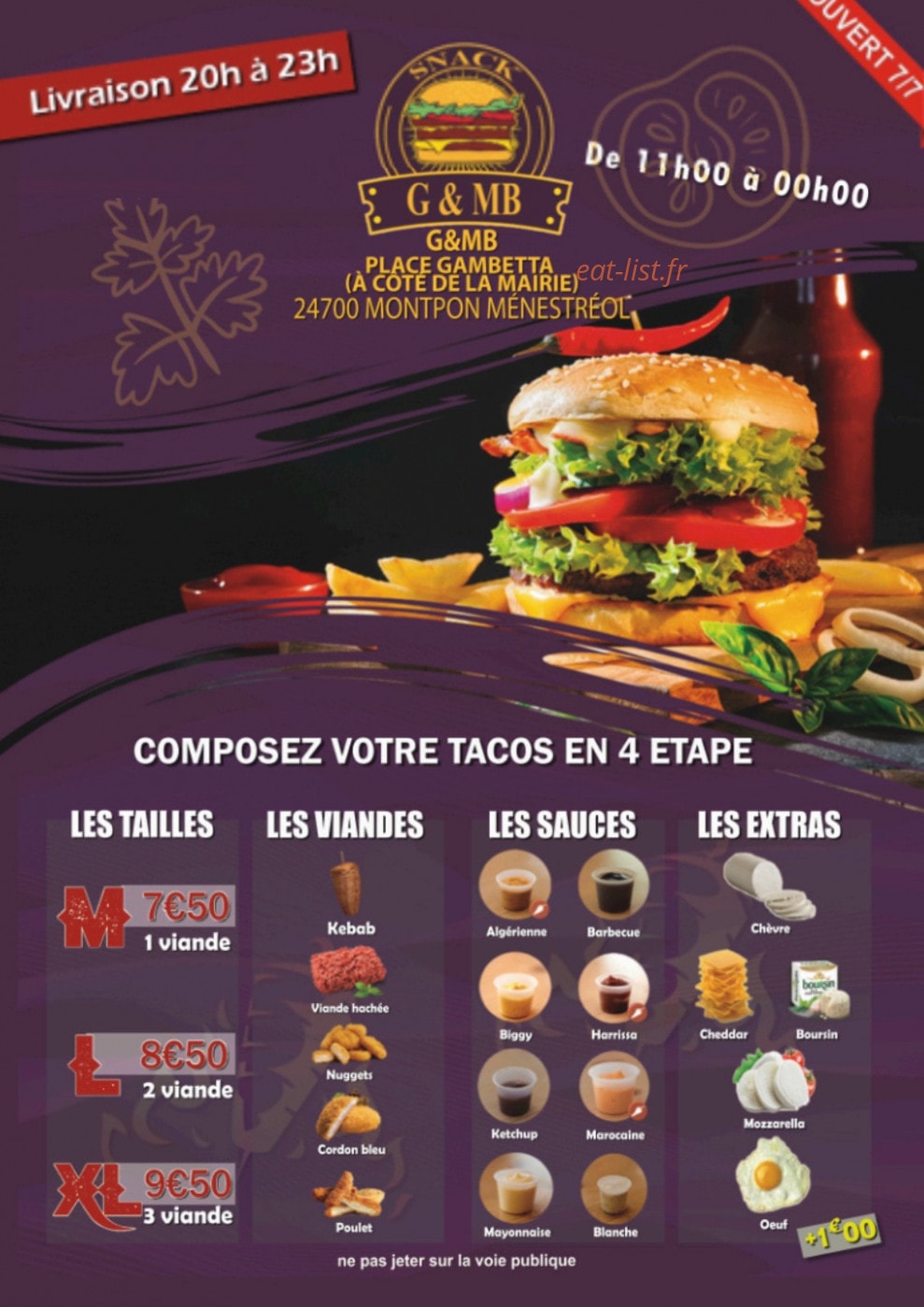 Guercif & MB — carte page 1