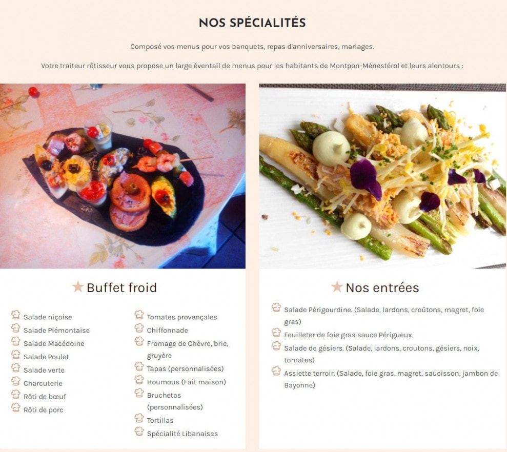 Traiteur Rôtisserie Chez Lucas — carte page 1