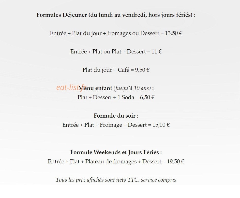 Le Relax — carte page 1