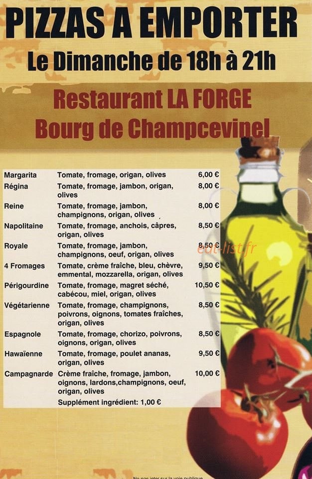 La Forge — carte page 1