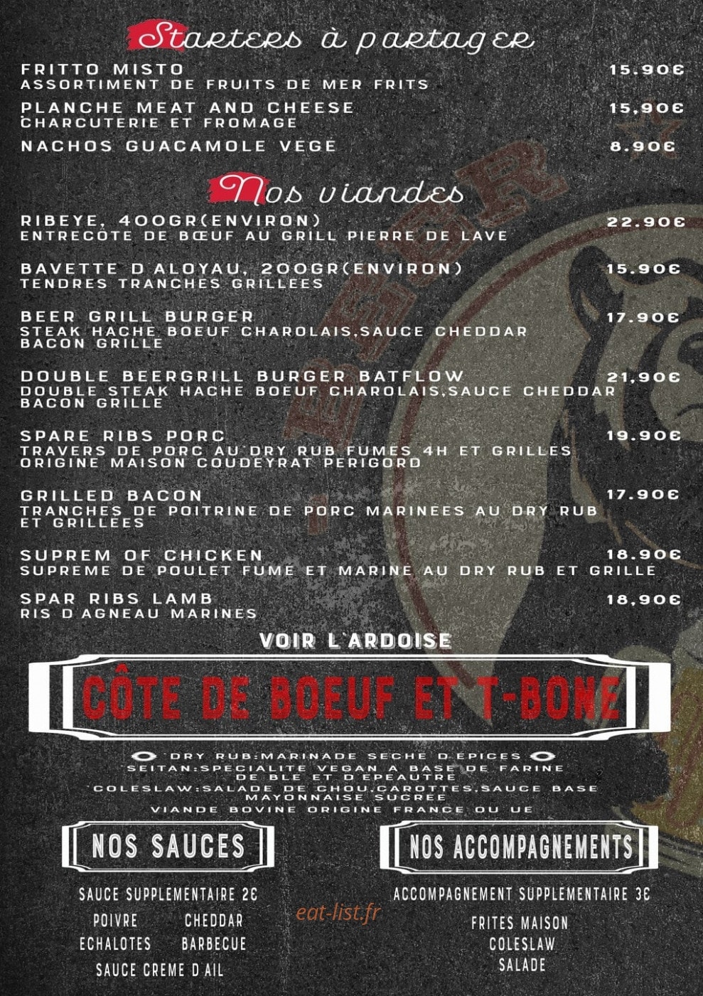 Beer Grill — carte page 2