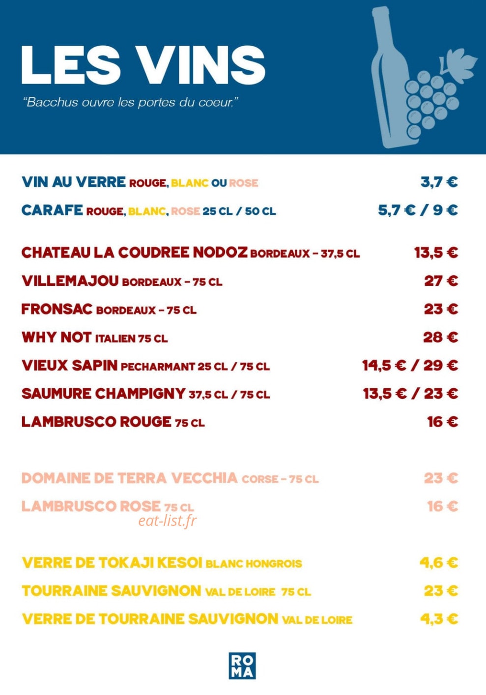 La Roma — carte page 5