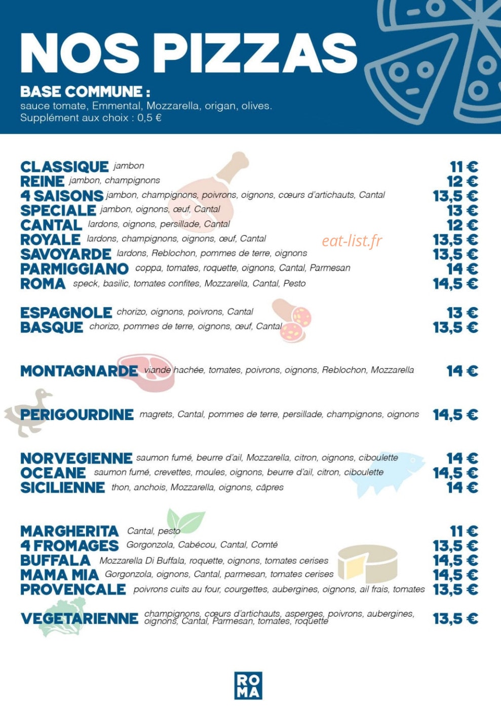 La Roma — carte page 2