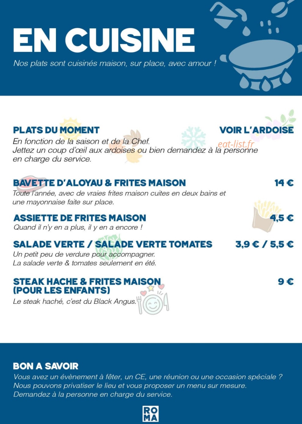La Roma — carte page 3