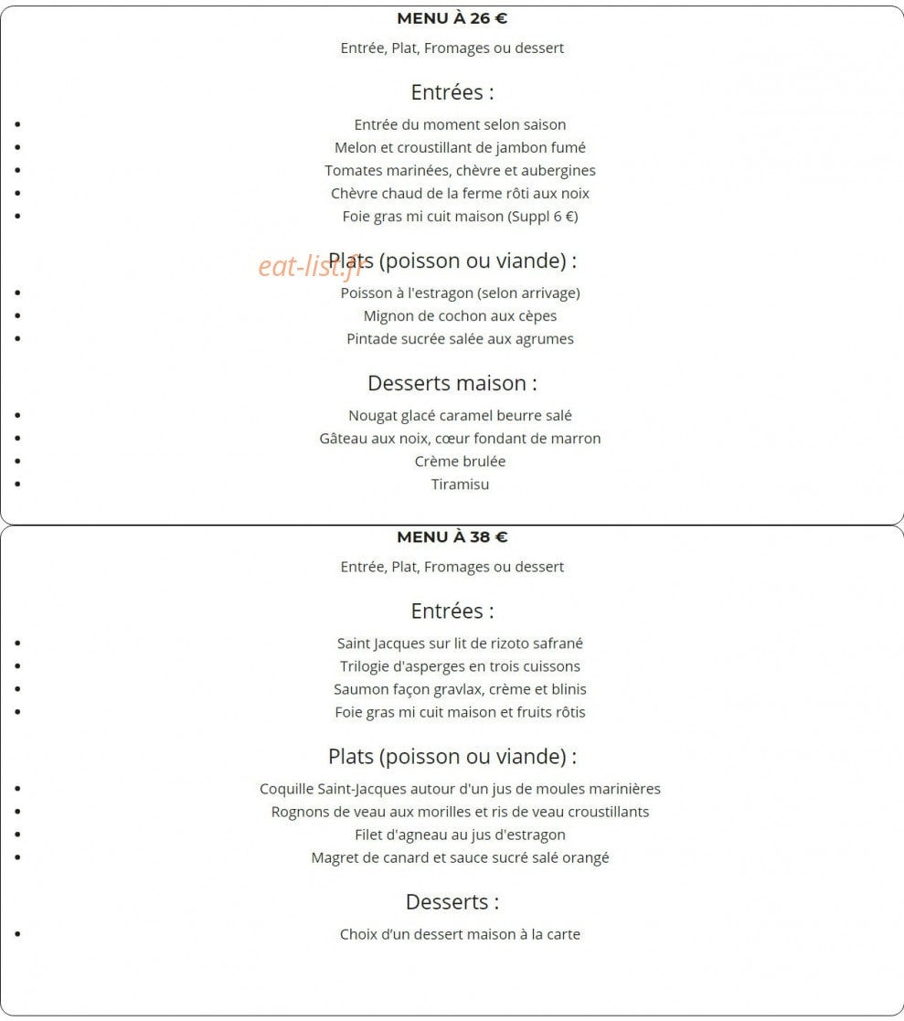 Le Manoir d'elles — carte page 1