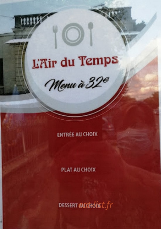 L'air du Temps — carte page 1