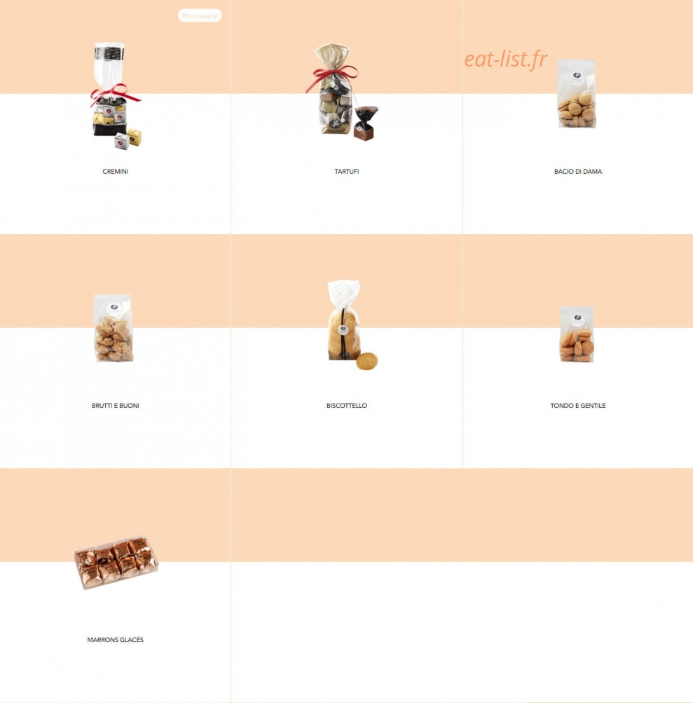 Amorino — carte page 12