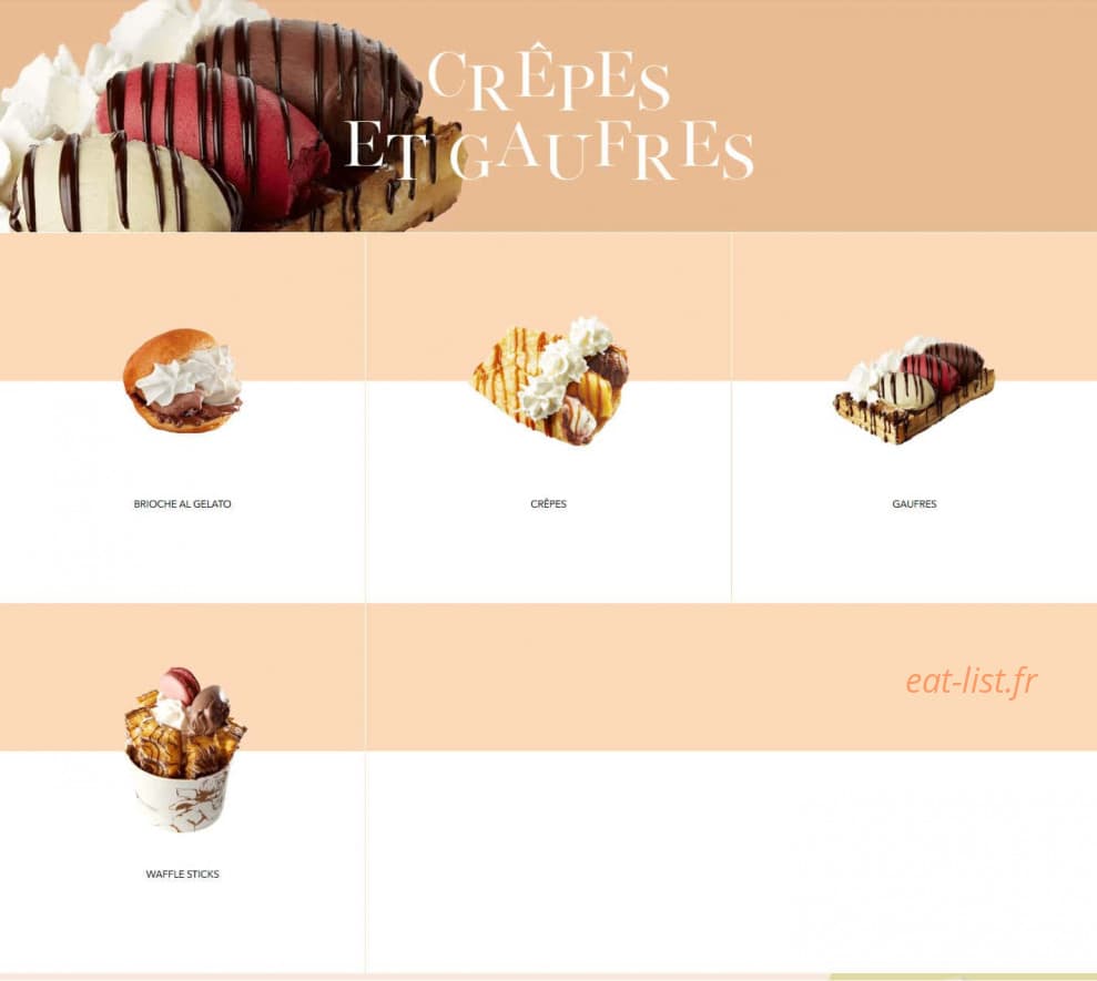 Amorino — carte page 6