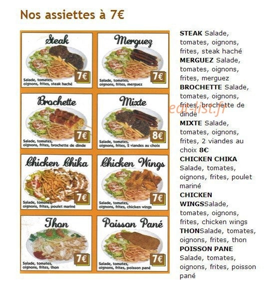 Arena Pizza — carte page 2