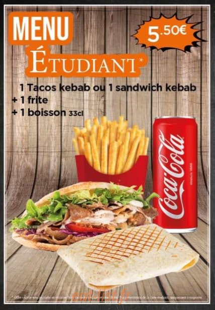Arènes food — carte page 5
