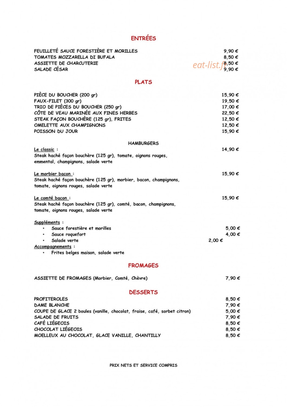 Au bien ficelé — carte page 1