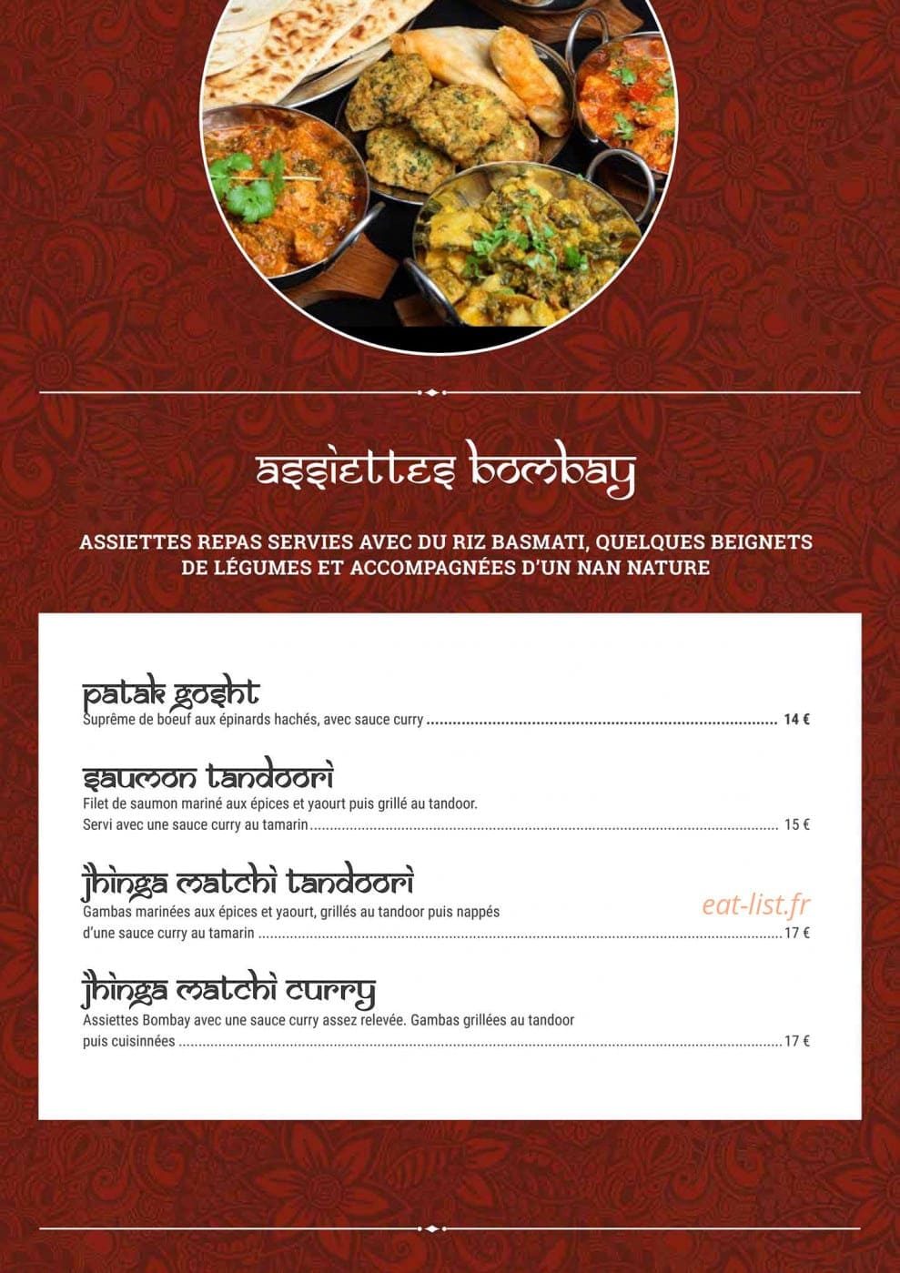 Bombay — carte page 8