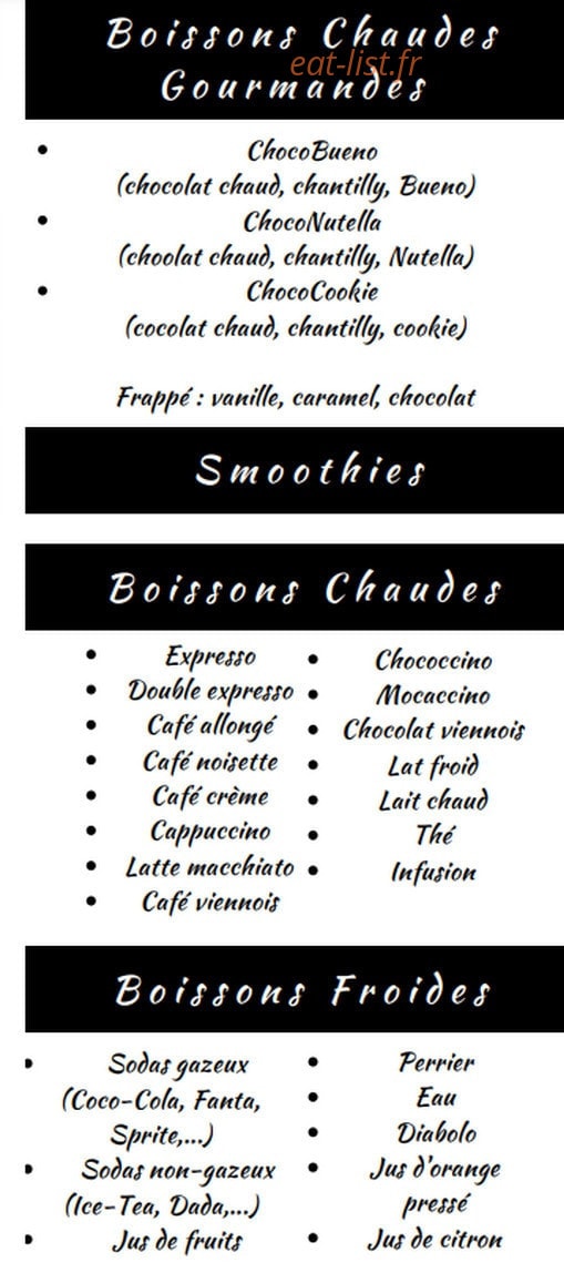 Bubble Waffle & Cie — carte page 3