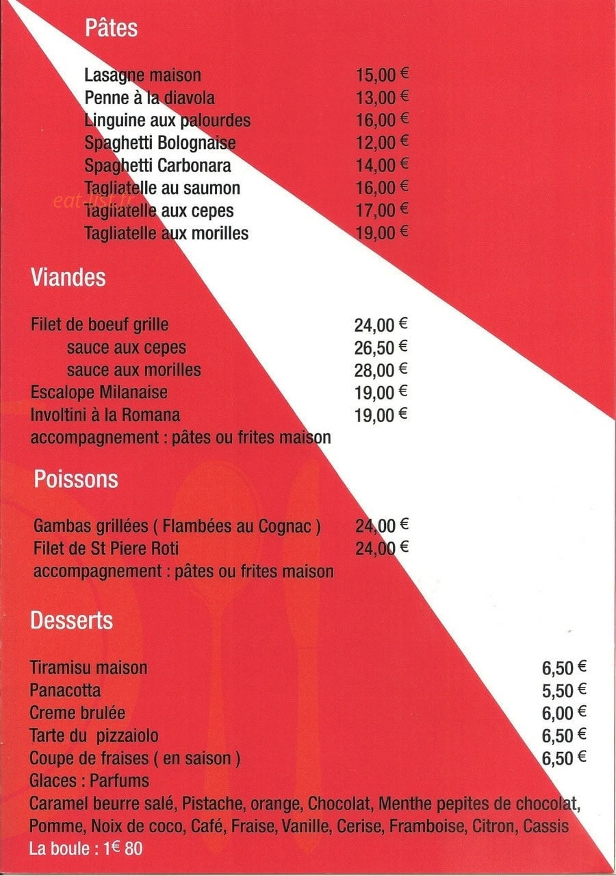 Chez Diego — carte page 3