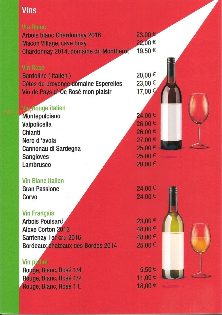 Chez Diego — carte page 4