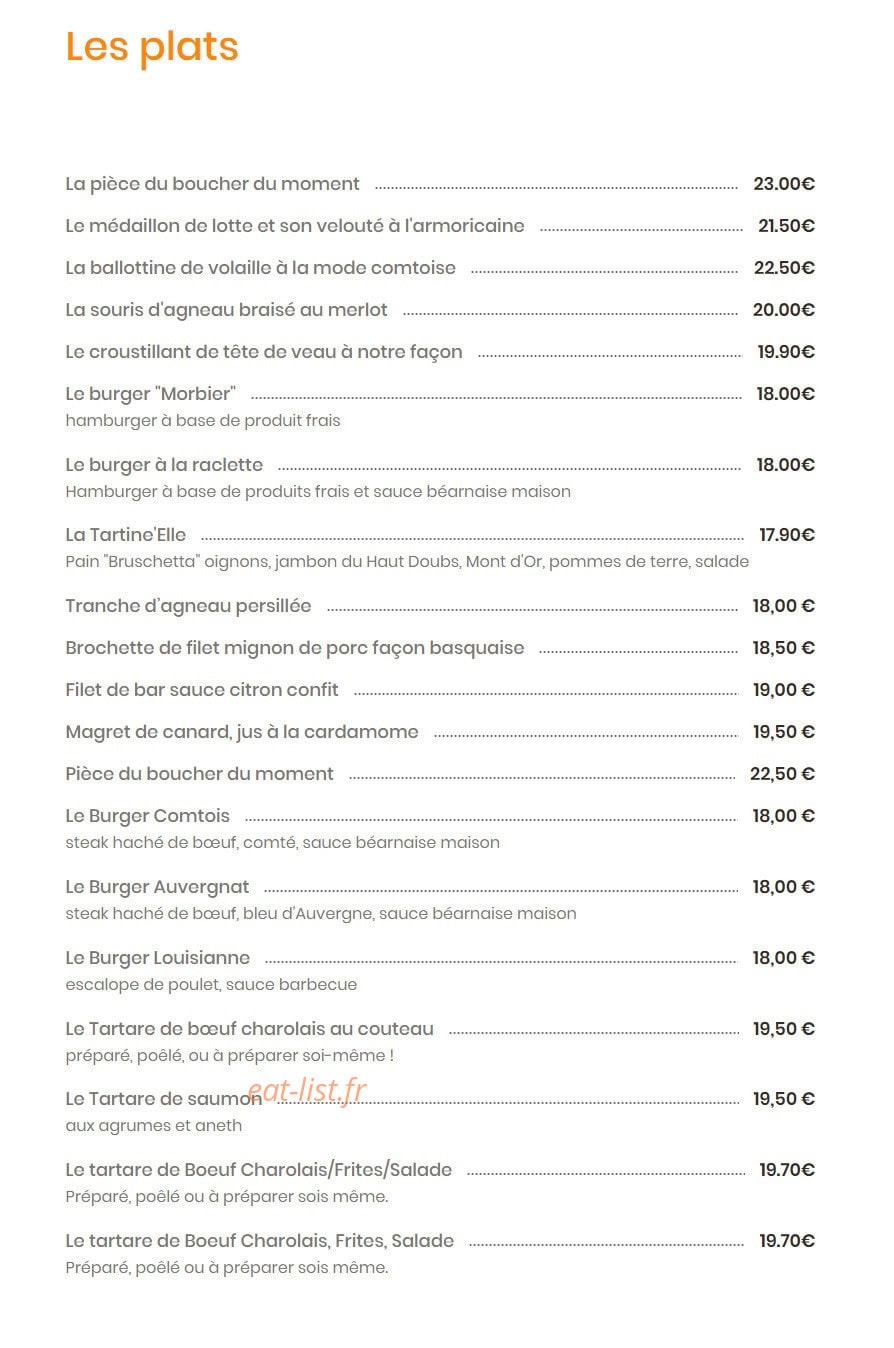 Chez Elle Et Lui — carte page 2