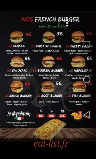 Chicken Tasty — carte page 3