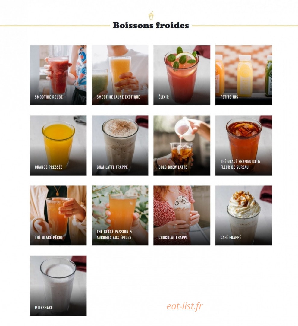Columbus Café & Co — carte page 4