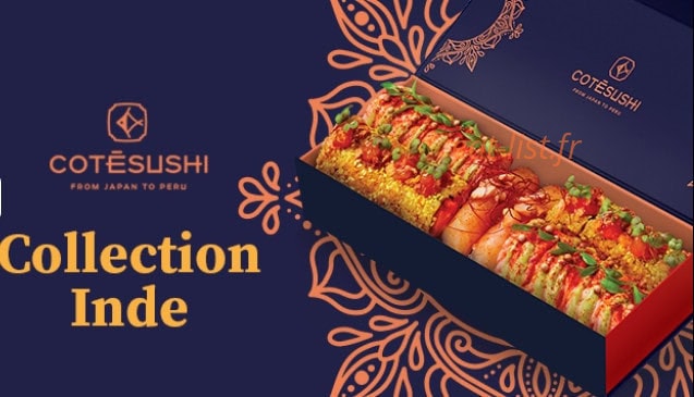 Côté Sushi — carte page 1