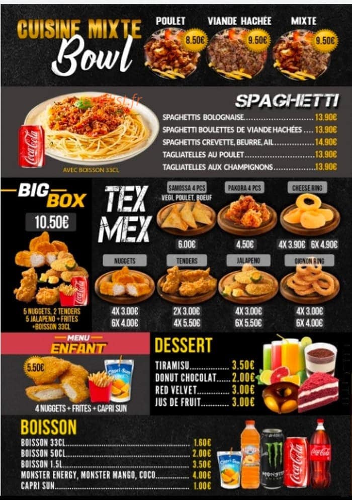 Cuisinière Mixte — carte page 4