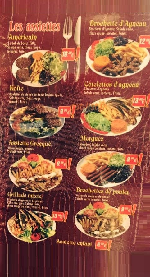 Dilan Kebab — carte page 3
