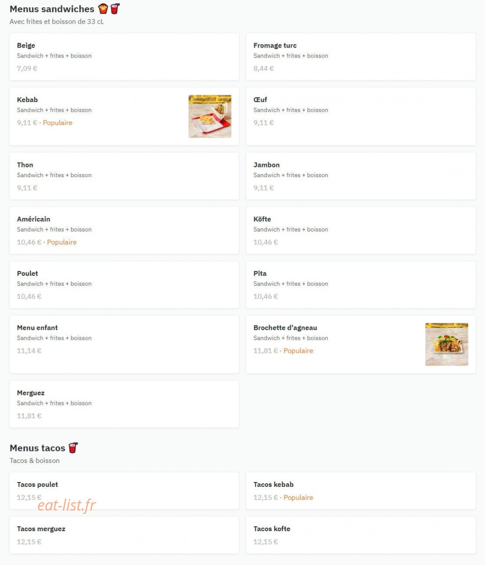 Don Doner — carte page 1