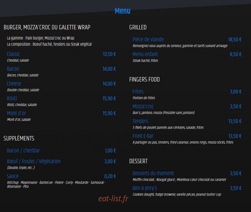 E-Bar — carte page 1