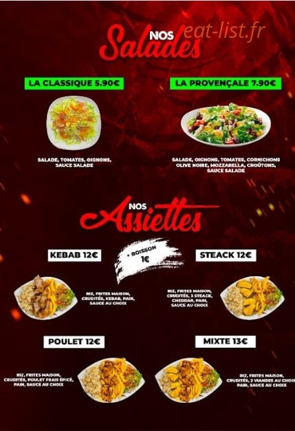 Fresh Food — carte page 3