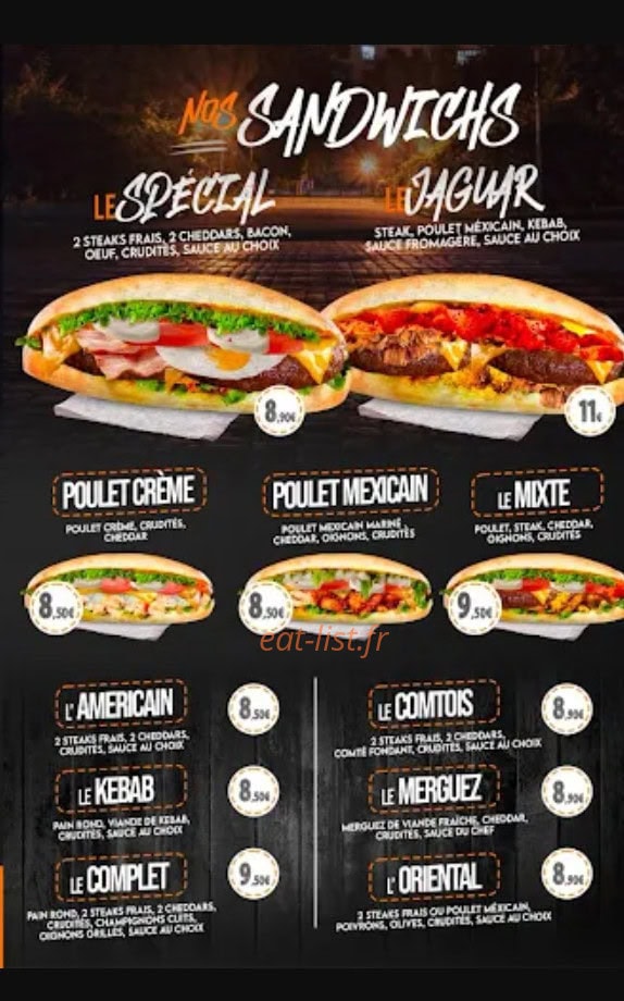 Fresh Food — carte page 5