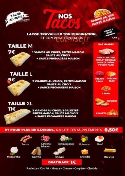 Fresh Food — carte page 5