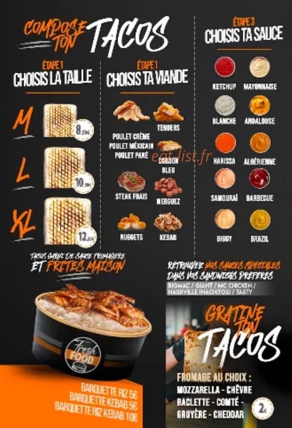 Fresh Food — carte page 2