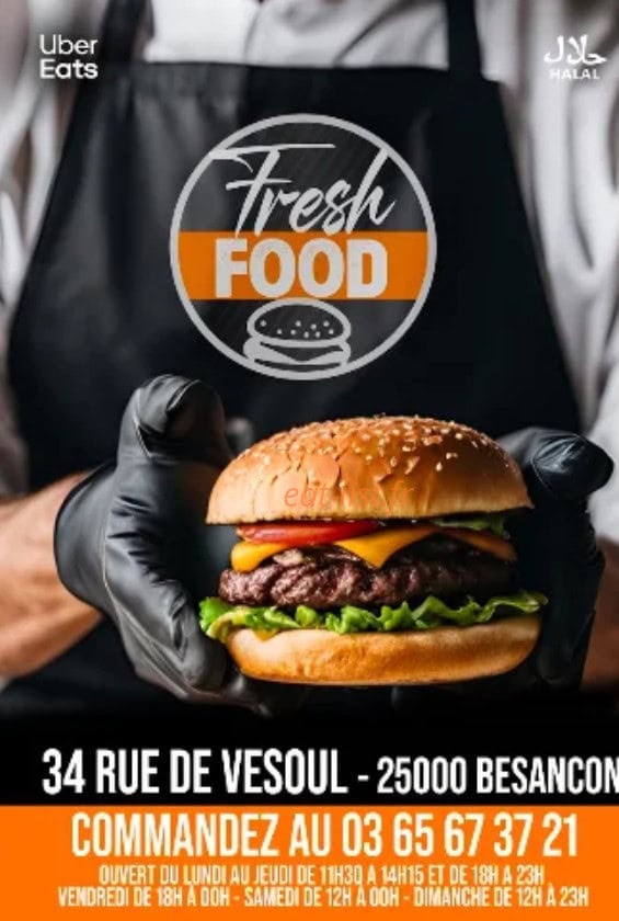 Fresh Food — carte page 1