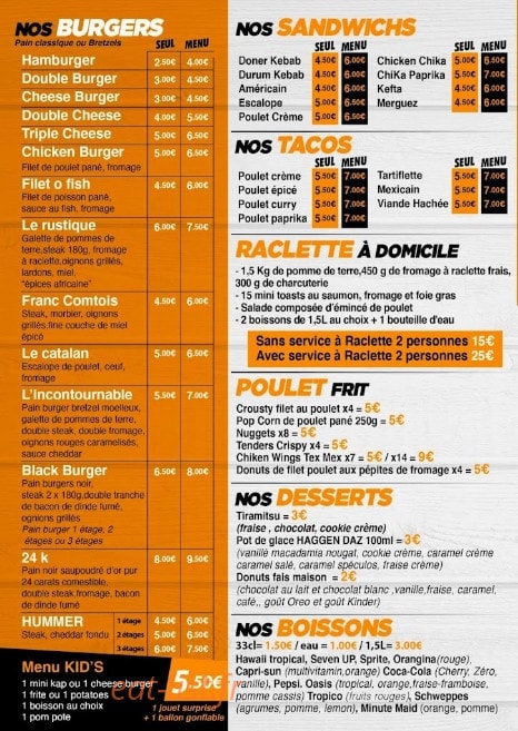 Good-Food — carte page 2