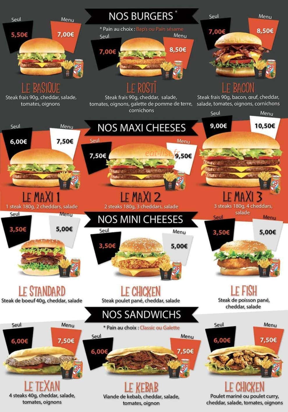 Happy Food — carte page 4