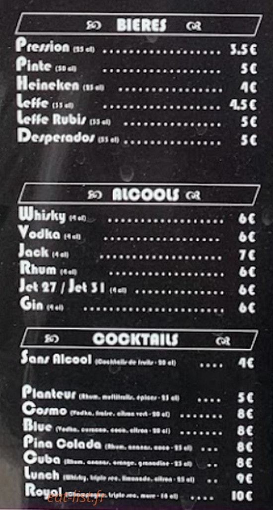 kitchen — carte page 7