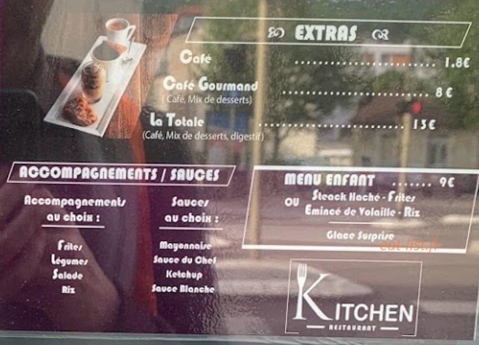 kitchen — carte page 4