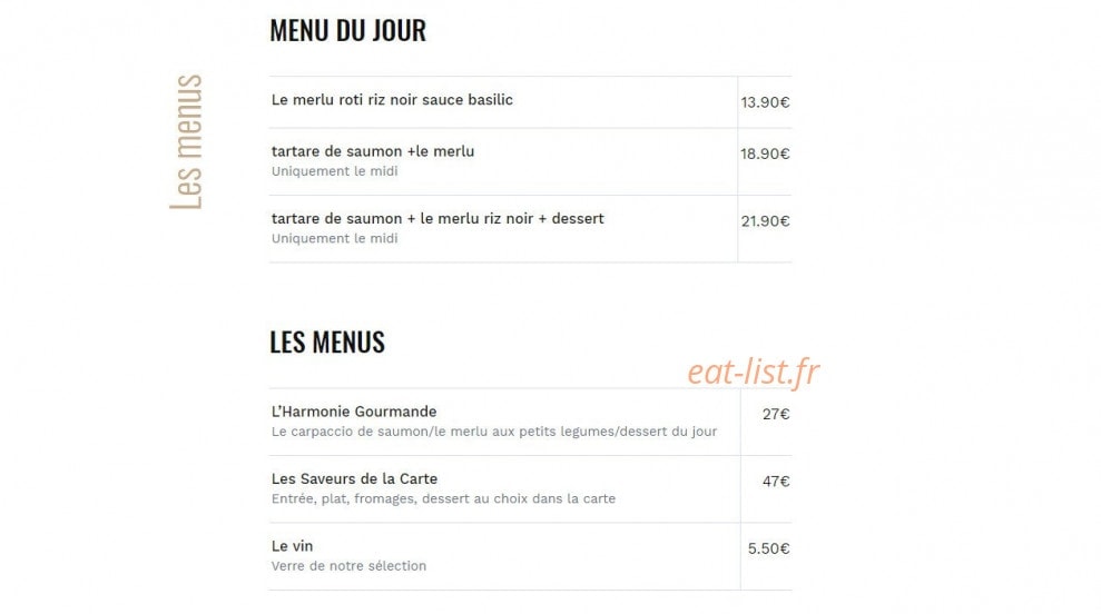 L'Annexe — carte page 2