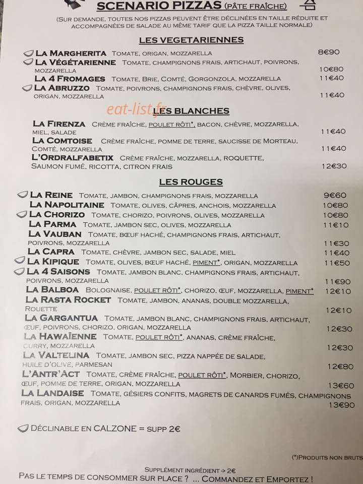 L'Antr'Act — carte page 1