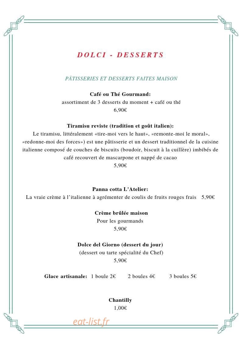 L'Atelier de Francisco — carte page 11