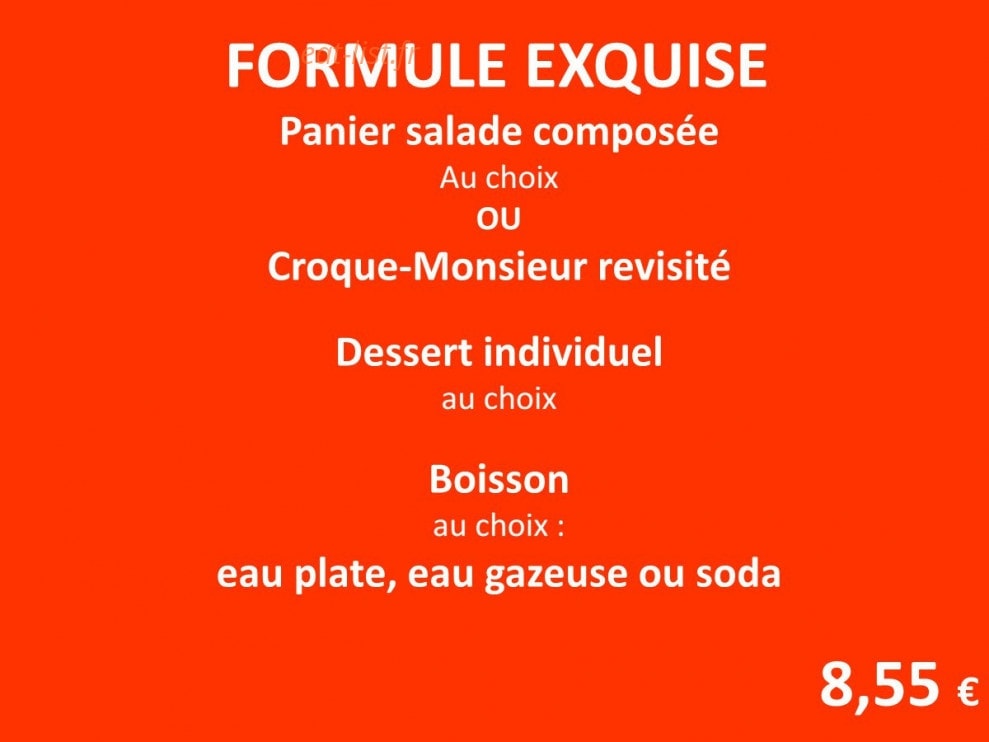 L' écrin Bistronomique — carte page 9