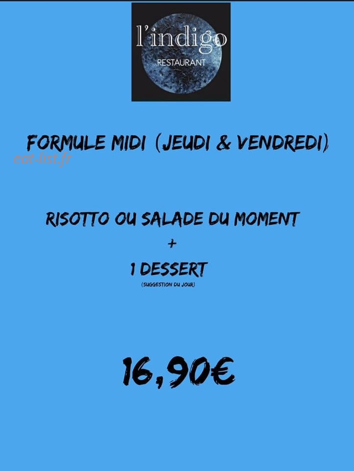 L'Indigo — carte page 1