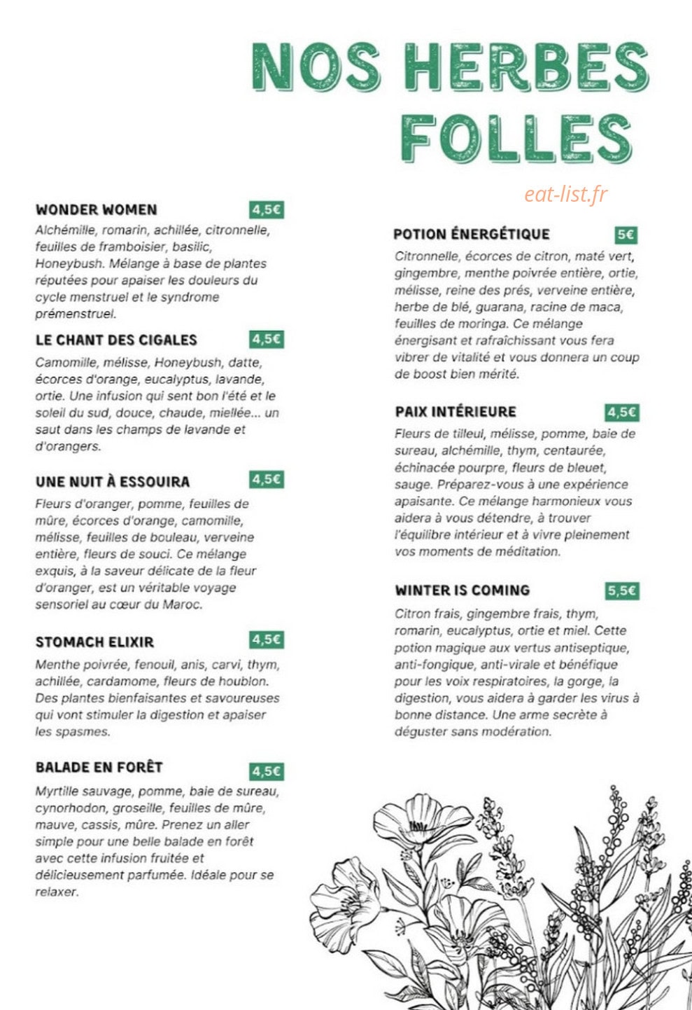 La Citronnade — carte page 4