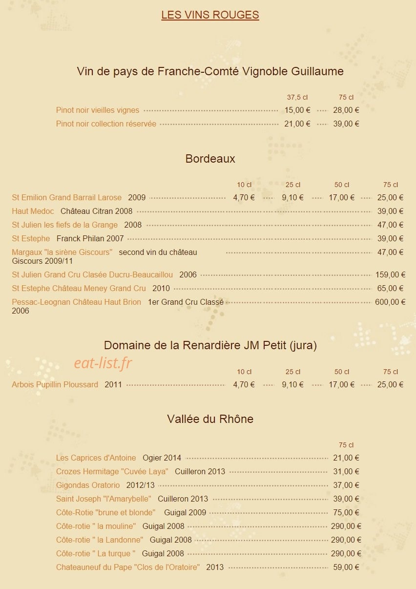 La Grange — carte page 7