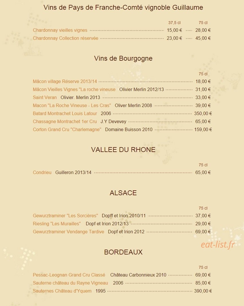 La Grange — carte page 6