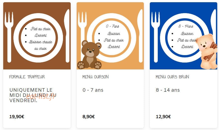 La Patte D'ours — carte page 12