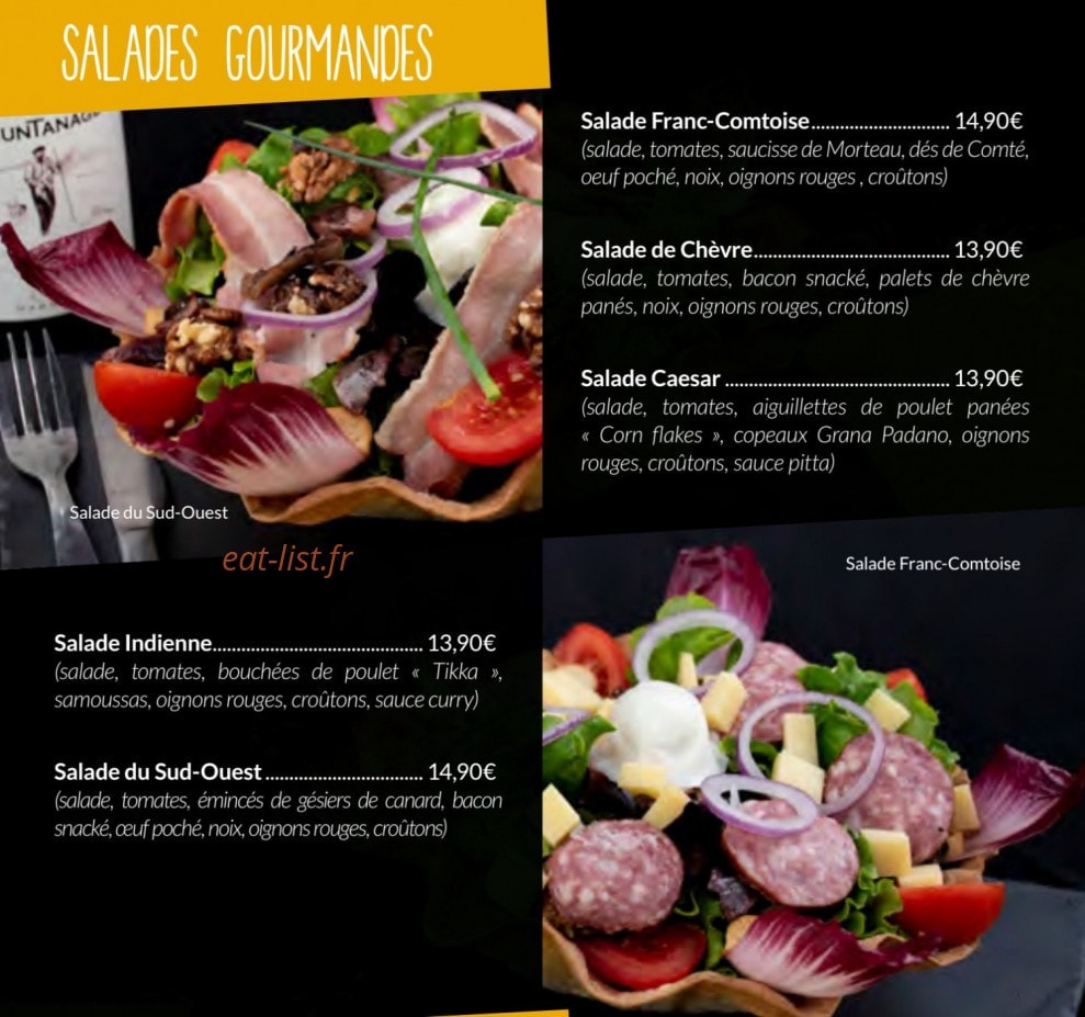 Le Bistr'O Resto — carte page 7