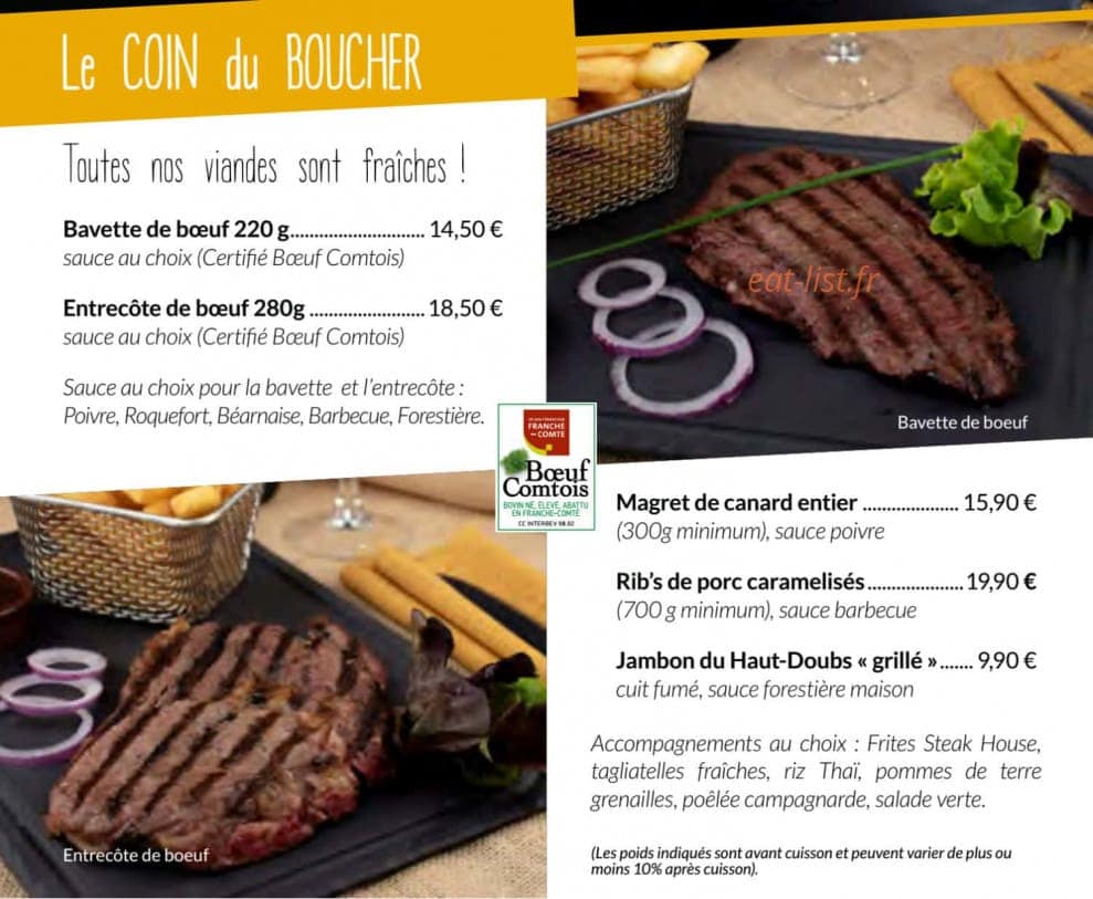 Le Bistr'O Resto — carte page 8