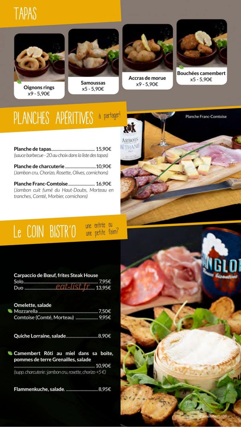 Le Bistr'O Resto — carte page 6