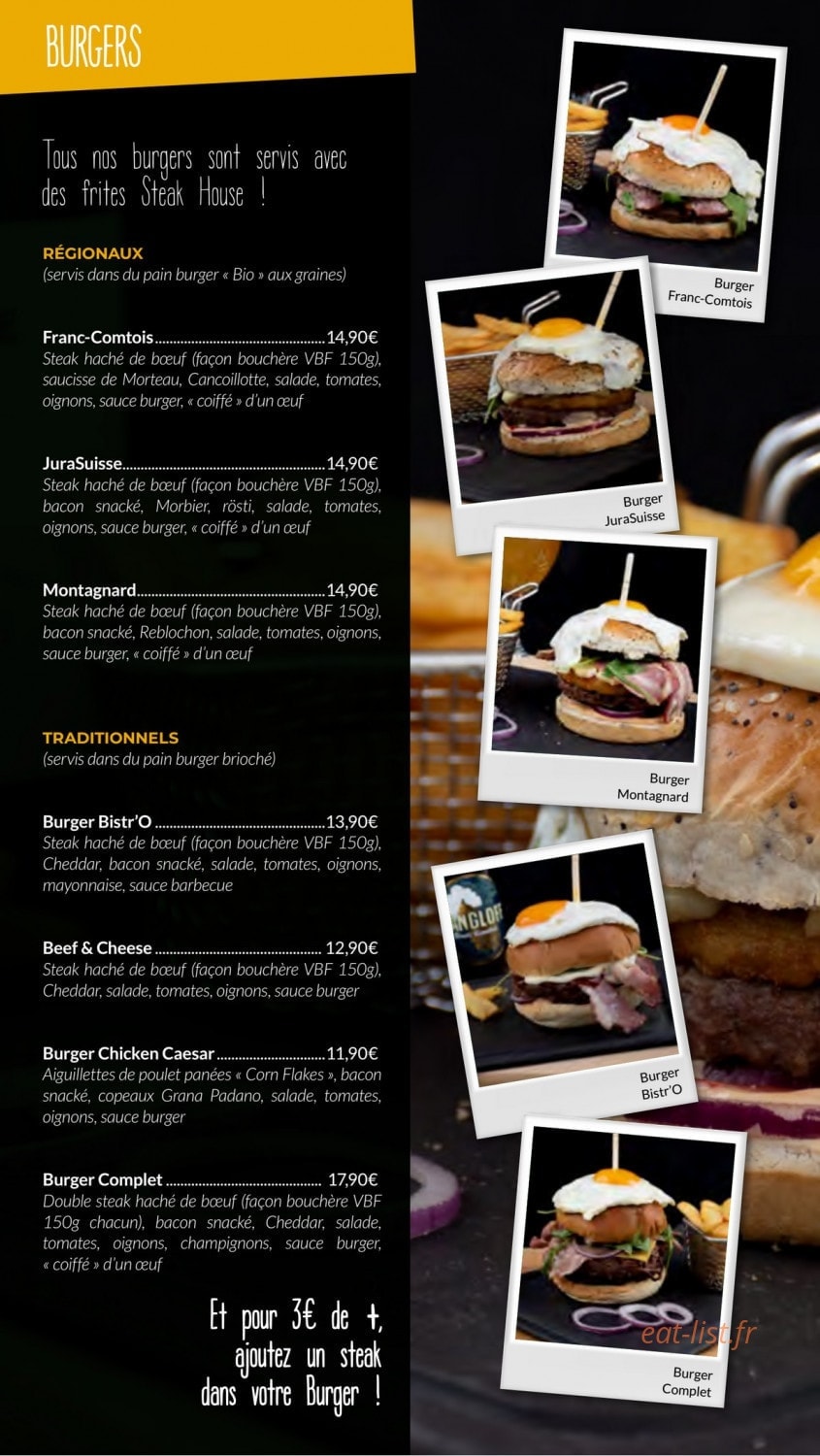 Le Bistr'O Resto — carte page 9