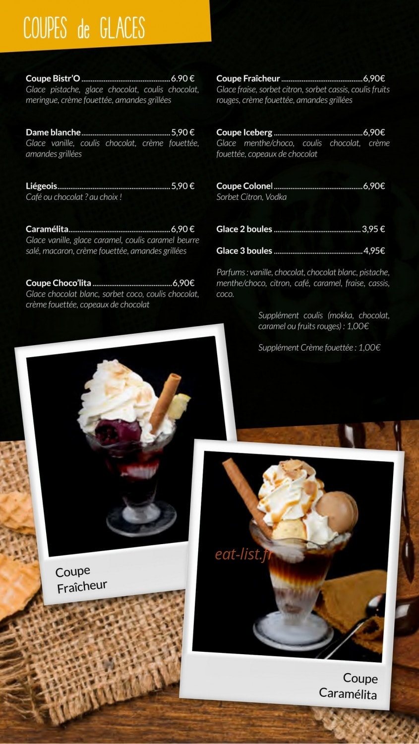 Le Bistr'O Resto — carte page 13